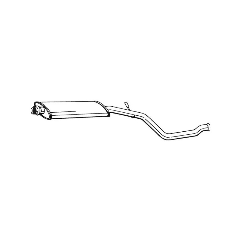 Vidurinis duslintuvas  BOSAL 281-609