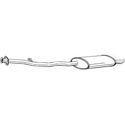 Galinis duslintuvas  BOSAL 283-285