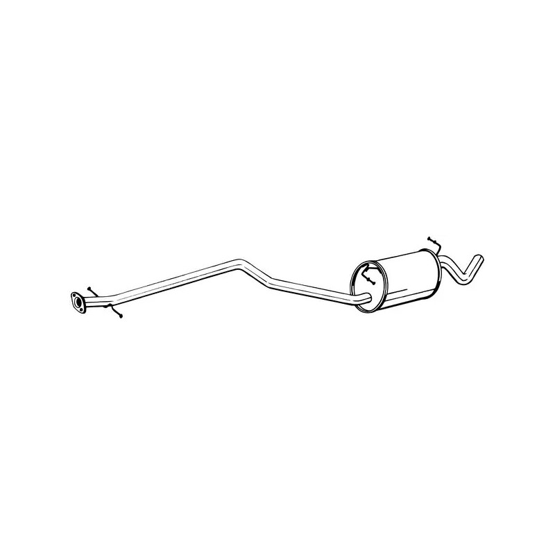 Vidurinis duslintuvas  BOSAL 289-017