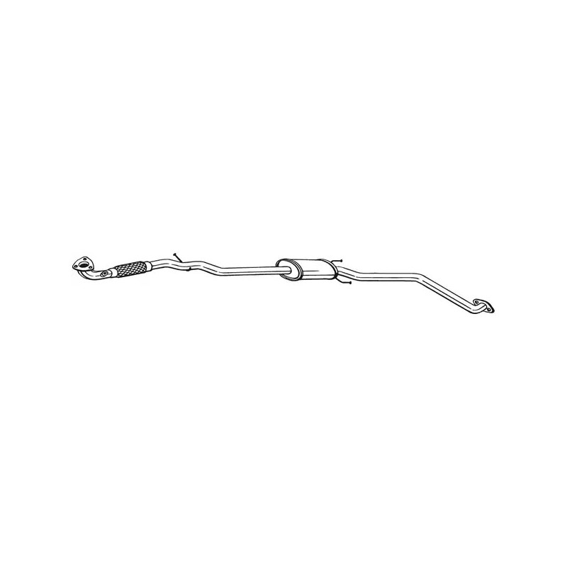 Vidurinis duslintuvas  BOSAL 293-031