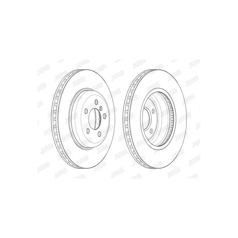 Stabdžių diskas  JURID 562679JC-1