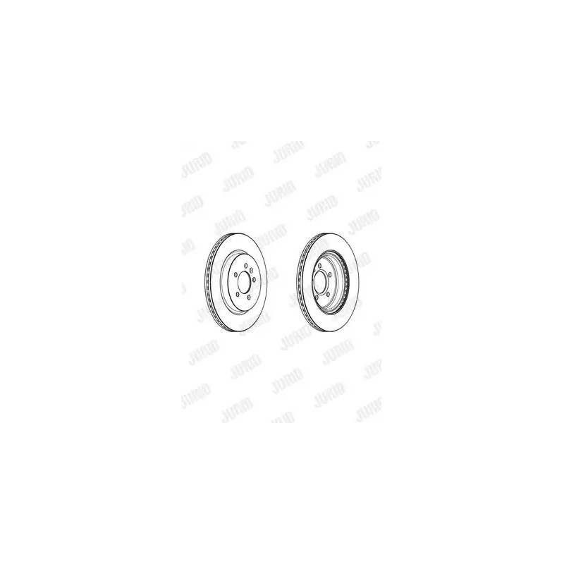 Stabdžių diskas  JURID 562975JC