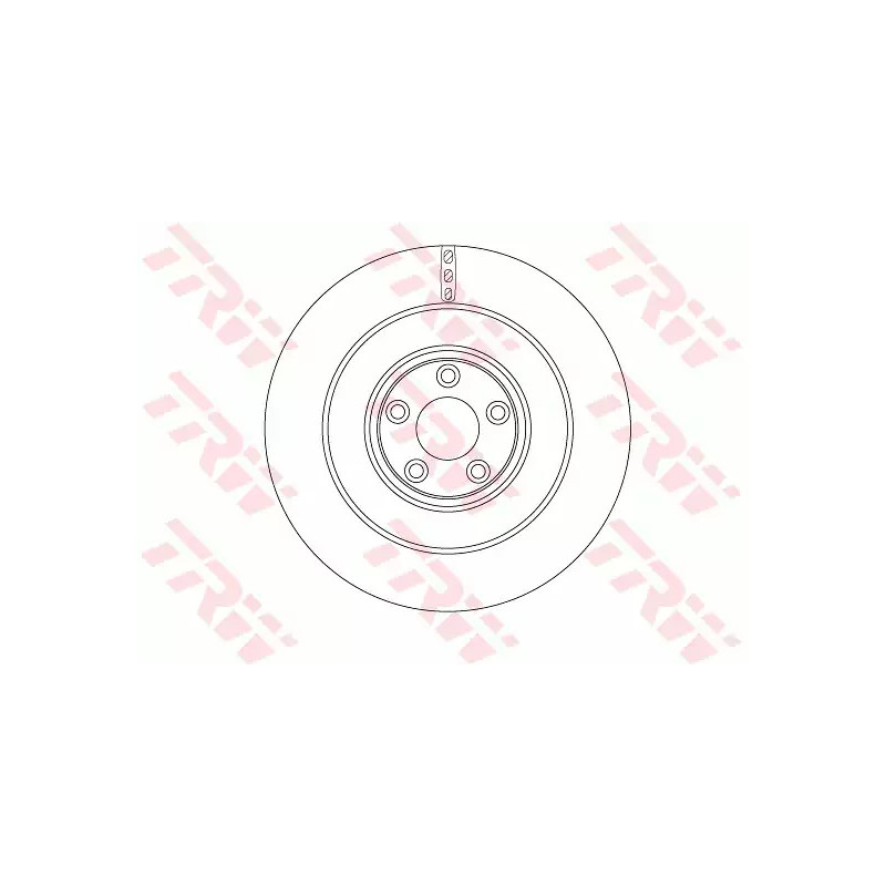 Stabdžių diskas  TRW DF6654S