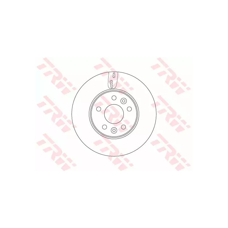 Stabdžių diskas  TRW DF6751S