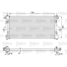 Variklio aušinimo radiatorius  VALEO 701727