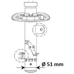 Amortizatorius  KYB 3338014