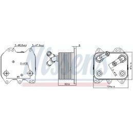 Variklio alyvos aušintuvas  NISSENS 90995