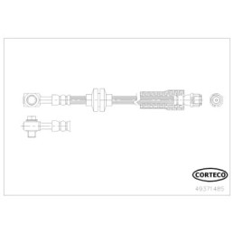 Stabdžių žarnelė  CORTECO 49371485