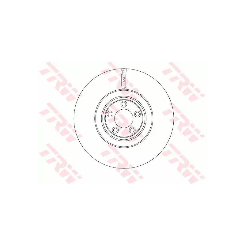 Stabdžių diskas  TRW DF6651S