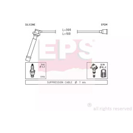 Uždegimo laidų komplektas  EPS 1.499.013