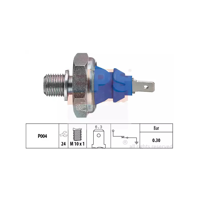 Alyvos slėgio jungiklis  EPS 1.800.108