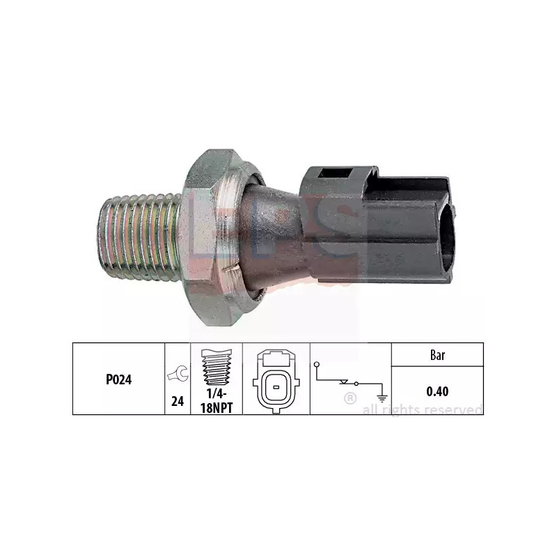 Alyvos slėgio jungiklis  EPS 1.800.145