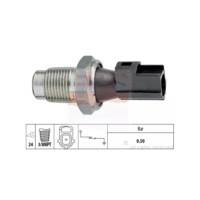 Alyvos slėgio jungiklis  EPS 1.800.148