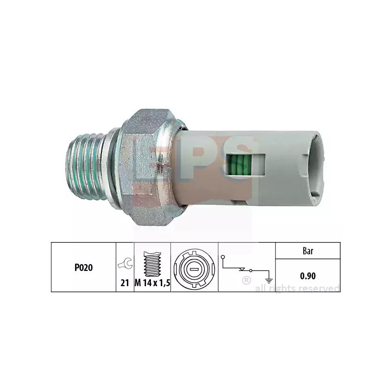 Alyvos slėgio jungiklis  EPS 1.800.153
