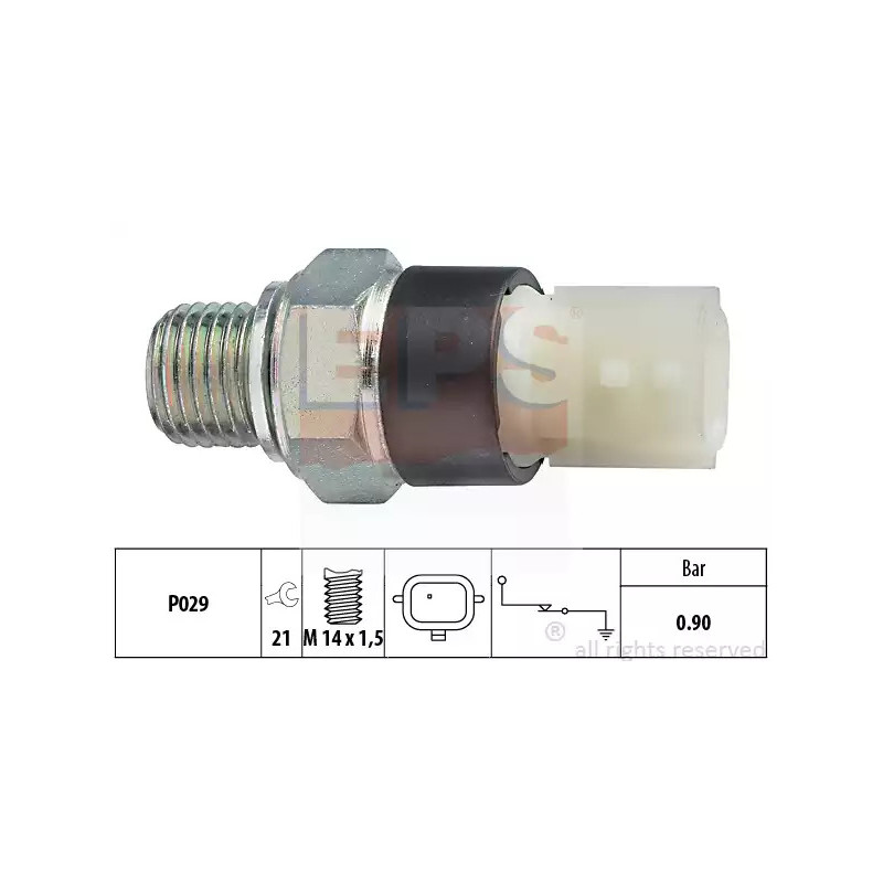 Alyvos slėgio jungiklis  EPS 1.800.179