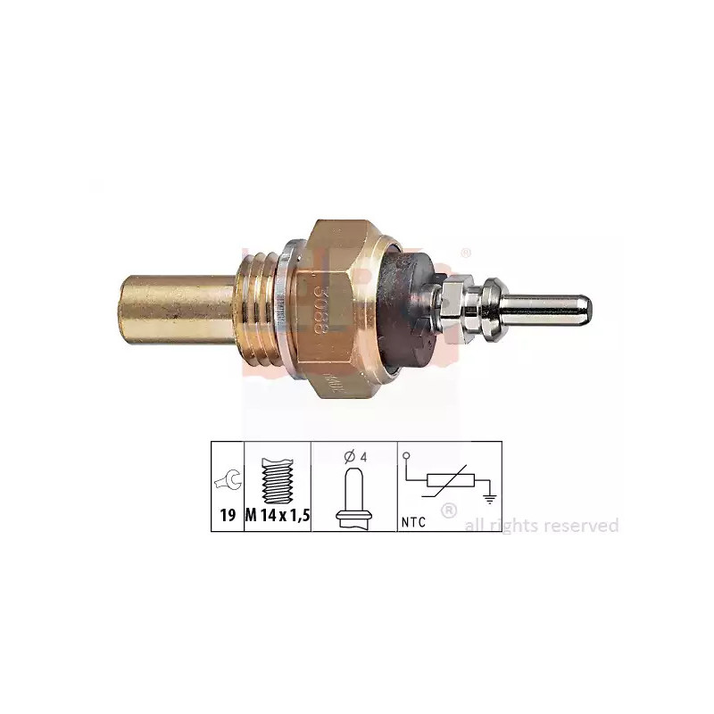 Aušinimo skysčio temperatūros siuntimo blokas  EPS 1.830.088