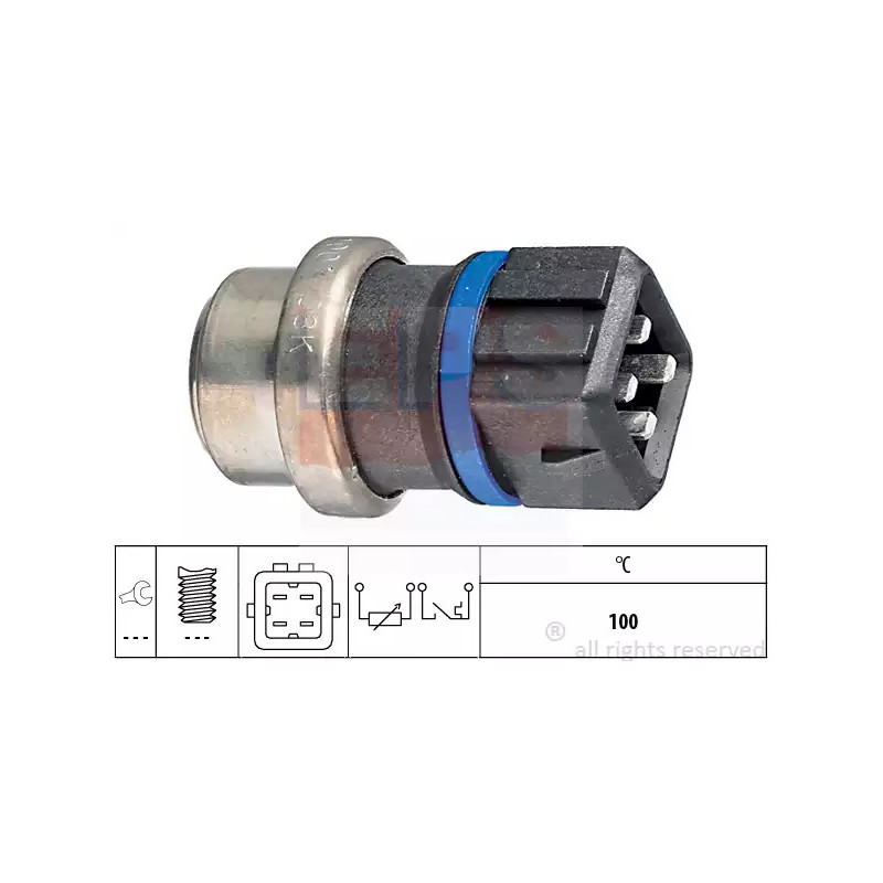 Aušinimo skysčio temperatūros siuntimo blokas  EPS 1.830.536