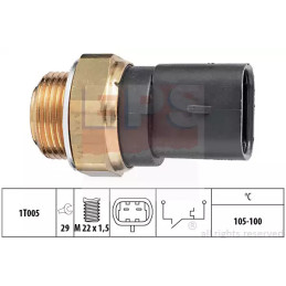 Radiatoriaus ventiliatoriaus temperatūros jungiklis  EPS 1.850.241