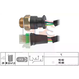 Radiatoriaus ventiliatoriaus temperatūros jungiklis  EPS 1.850.618