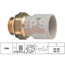 Radiatoriaus ventiliatoriaus temperatūros jungiklis  EPS 1.850.649