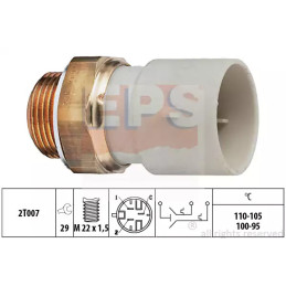 Radiatoriaus ventiliatoriaus temperatūros jungiklis  EPS 1.850.689