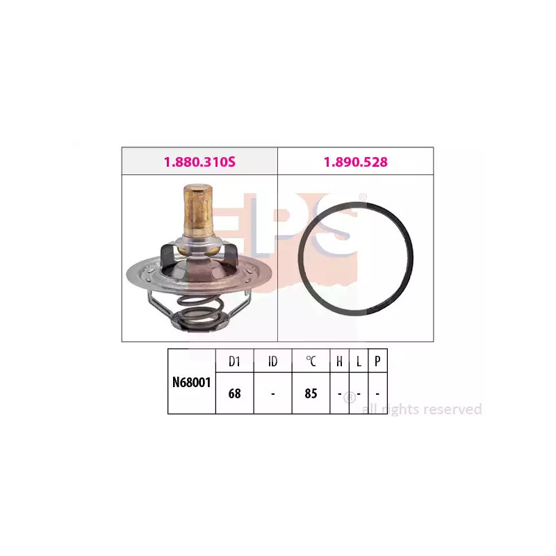 Termostatas  EPS 1.880.310