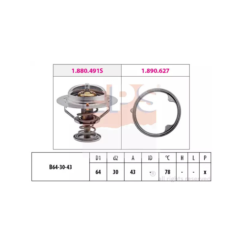 Termostatas  EPS 1.880.491