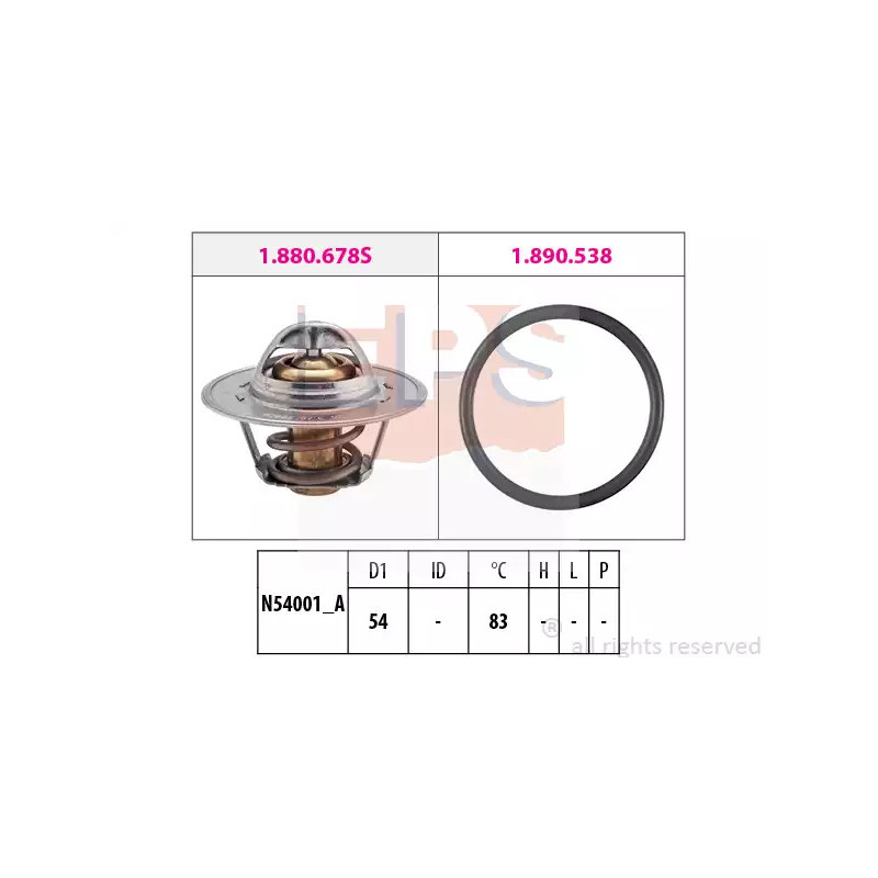 Termostatas  EPS 1.880.678