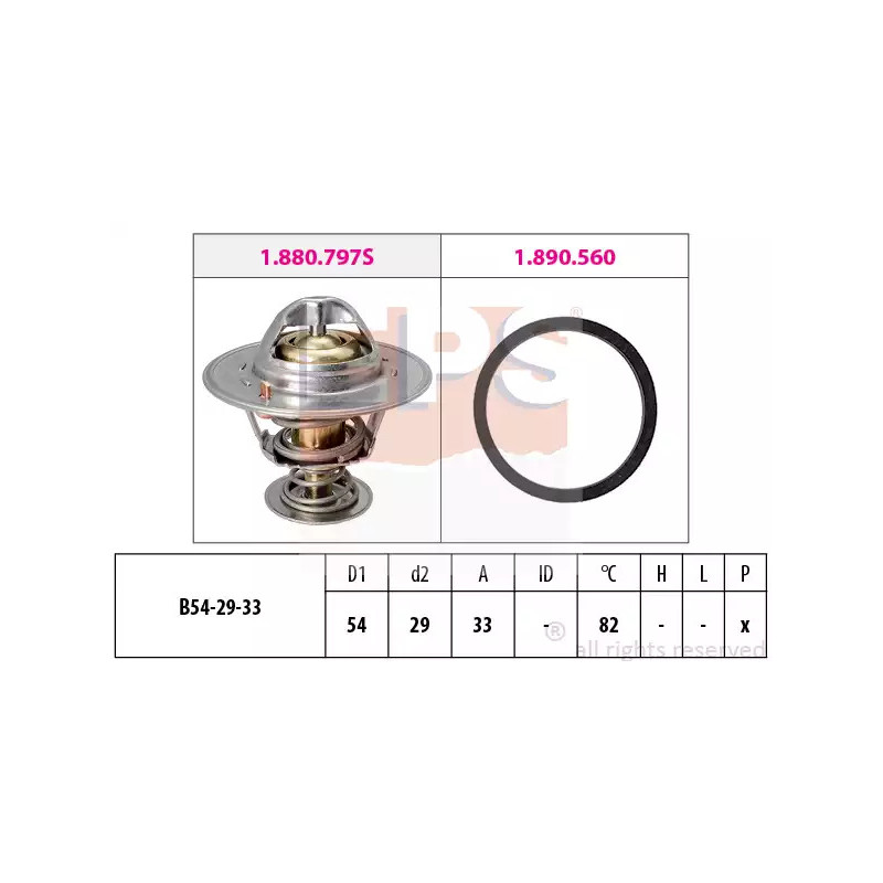 Termostatas  EPS 1.880.797
