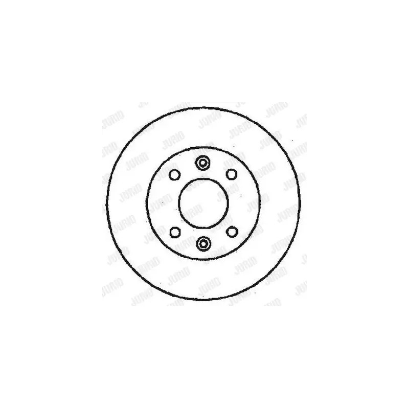 Stabdžių diskas  JURID 561235JC