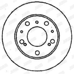Stabdžių diskas  JURID 561321JC