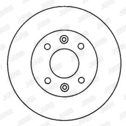 Stabdžių diskas  JURID 561336JC