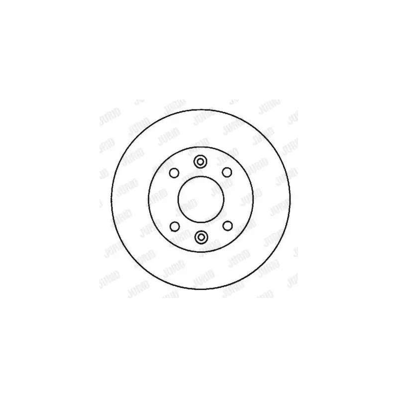 Stabdžių diskas  JURID 561336JC