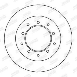 Stabdžių diskas  JURID 561353JC
