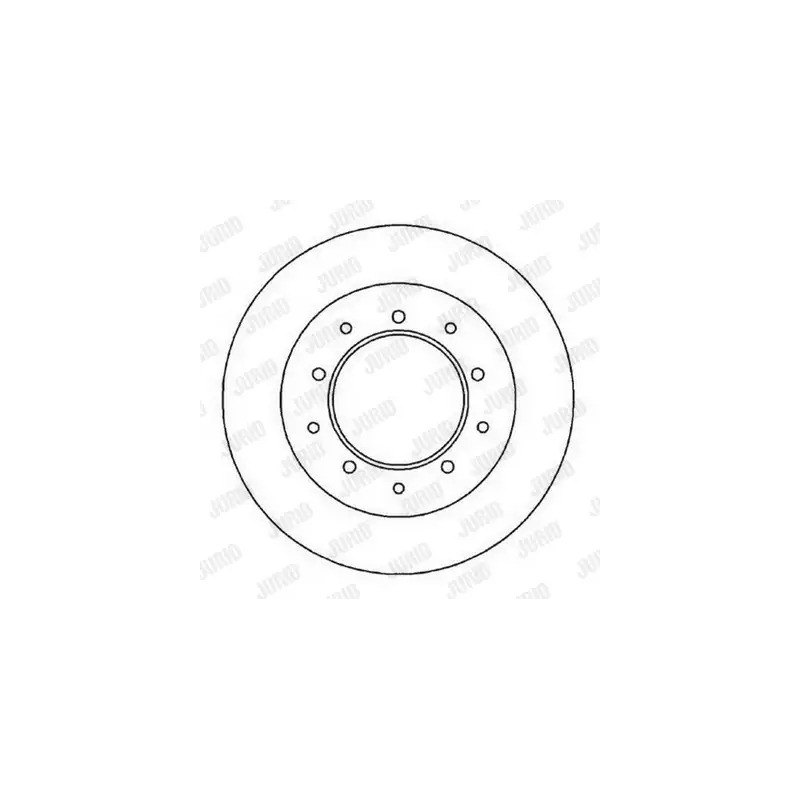 Stabdžių diskas  JURID 561353JC