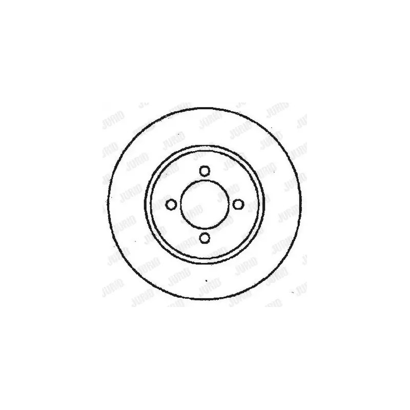 Stabdžių diskas  JURID 561375JC