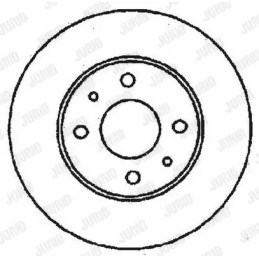 Stabdžių diskas  JURID 561380JC