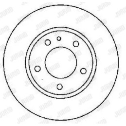 Stabdžių diskas  JURID 561520JC