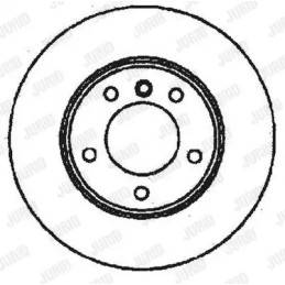 Stabdžių diskas  JURID 561551JC