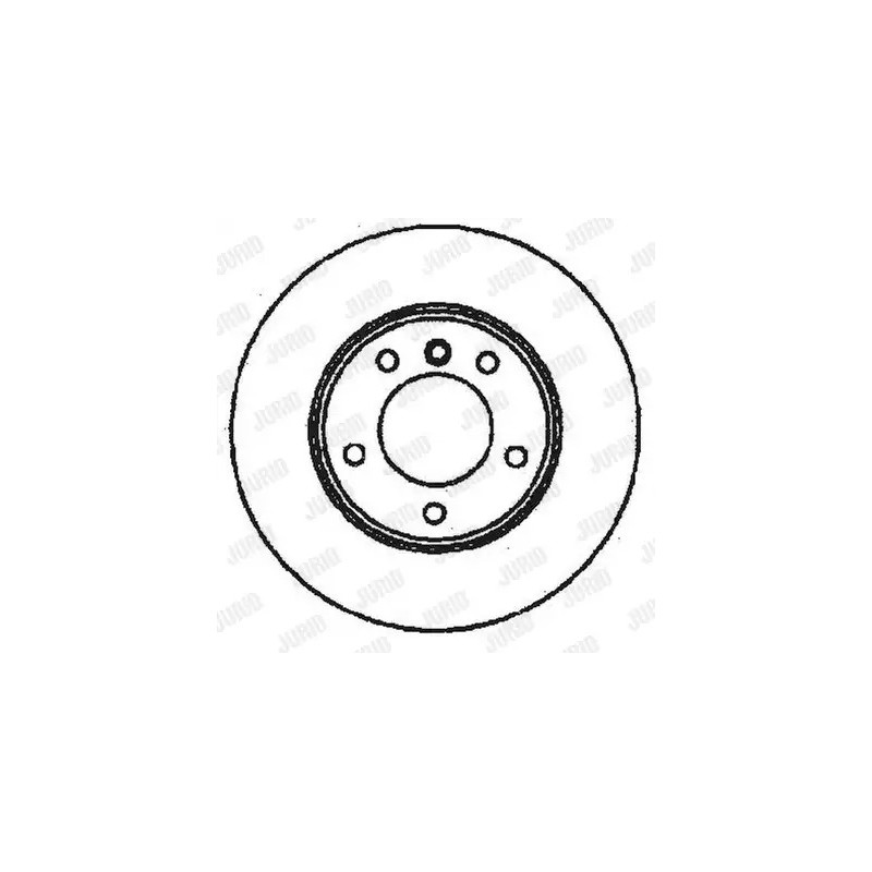 Stabdžių diskas  JURID 561551JC