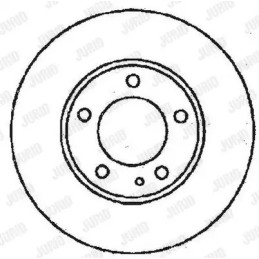 Stabdžių diskas  JURID 561552JC