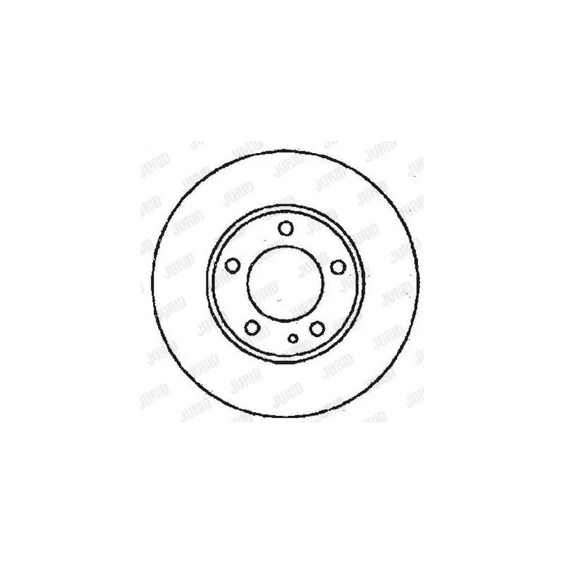 Stabdžių diskas  JURID 561552JC