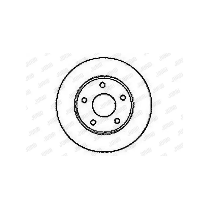 Stabdžių diskas  JURID 561549JC