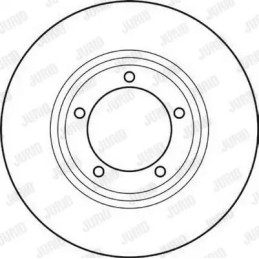 Stabdžių diskas  JURID 561629JC