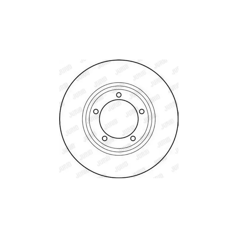 Stabdžių diskas  JURID 561629JC