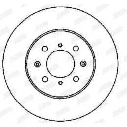 Stabdžių diskas  JURID 561630JC