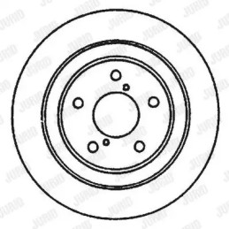 Stabdžių diskas  JURID 561667JC