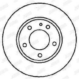 Stabdžių diskas  JURID 561717JC