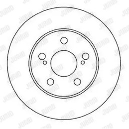 Stabdžių diskas  JURID 561822JC