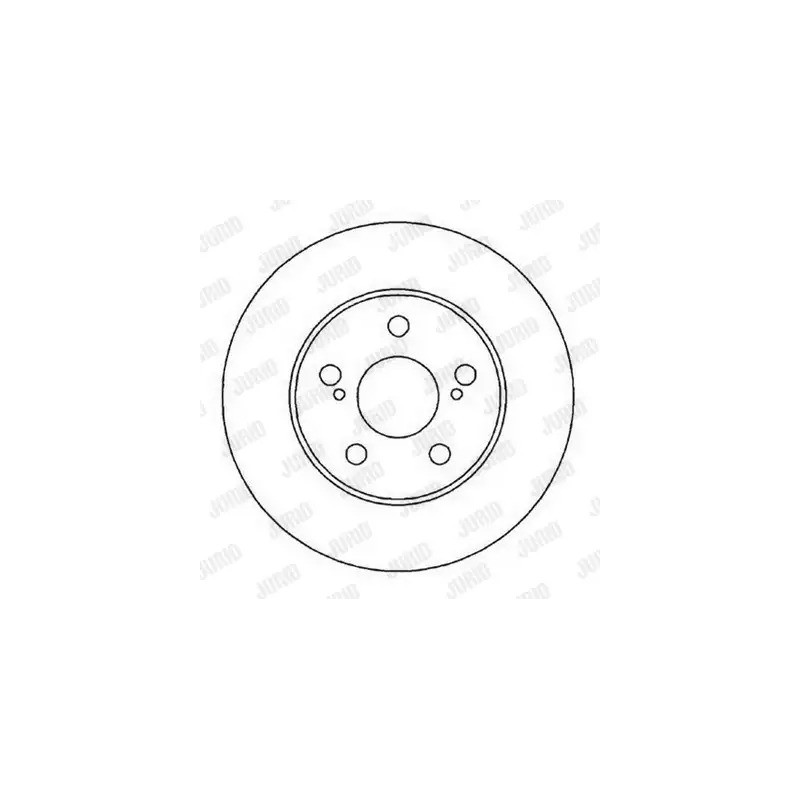 Stabdžių diskas  JURID 561822JC